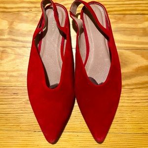 Halogen Red Slingbacks
